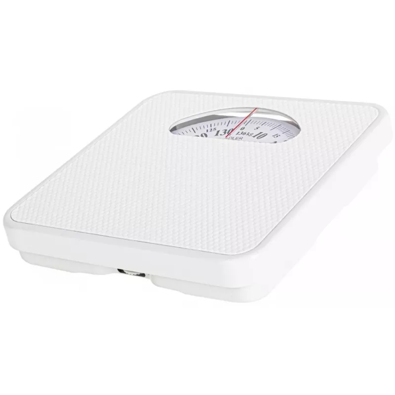 Adler AD 8179 mechanische personenweegschaal - wit, 136 kg capaciteit