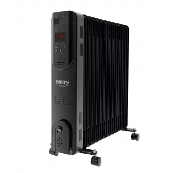 Camry CR 7814 olieradiator met afstandsbediening, 2500 W, 13 ribben, Zwart