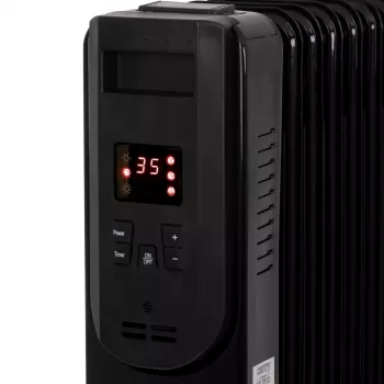 Camry CR 7814 olieradiator met afstandsbediening, 2500 W, 13 ribben, Zwart