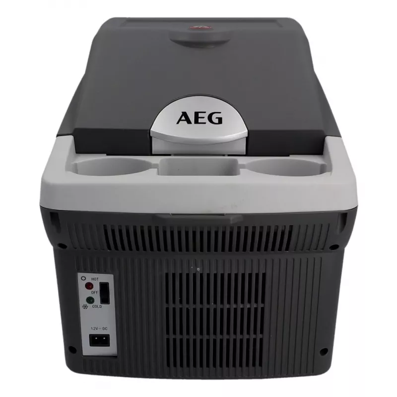 AEG BK16 16L Thermo-elektrische Koel- en Warmbox, 12V/230V, Grijs/Zwart