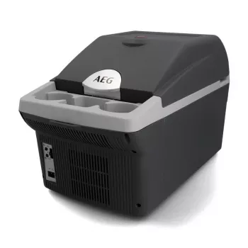 AEG BK16 16L Thermo-elektrische Koel- en Warmbox, 12V/230V, Grijs/Zwart
