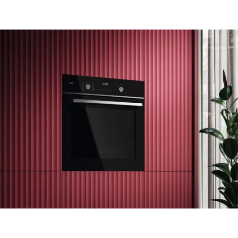 AEG oven met ringverwarming, inbouwbaar, 71l, zwart