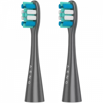 AENO ADB0010G Vervangende Borstelkop, 2 Stuks - Wit - Compatibel met Xiaomi Mi Electric Toothbrush Serie