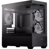 AEROCOOL P300D G-BK-v1 mini tower ATX behuizing, zwart, gehard glas