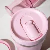 AeroPress Go Plus koffiezetapparaat met roze thermobeker 475 ml