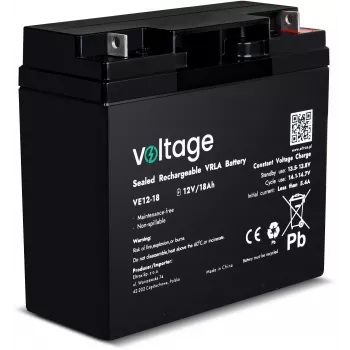 AGM-batterij Voltage 12V 18Ah VE12-18 (levensduur 6-9 jaar)