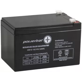 AGM POWERBAT CB 12V 12Ah accu