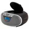 Aiwa BBTU-400SL draagbaar stereosysteem CD/FM RDS/USB/Bluetooth zilver MP3-weergave