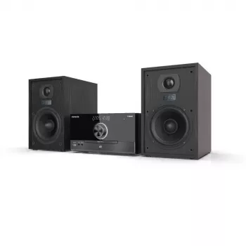 Aiwa MSBTU-600 50W Bluetooth cd-micro-hifi-systeem met FM-radio, USB, aux-in, LED-display, afstandsbediening, zwart
