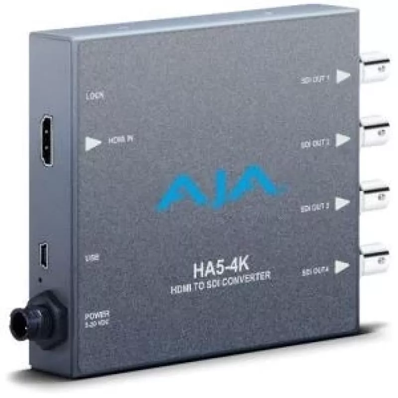 AJA HA5-4K HDMI-naar-4K-SDI-miniconverter