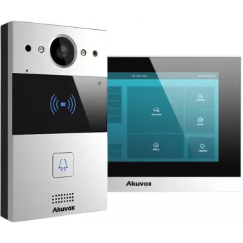 Akuvox C313W-2/R20A-2 2-draads IP video-deurintercomset met 7