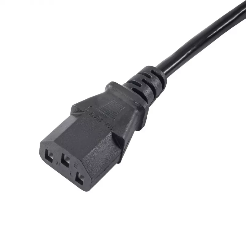 Akyga AK-PC-05A Netzkabel CEE 7/7 naar IEC C13, 5 m, zwart