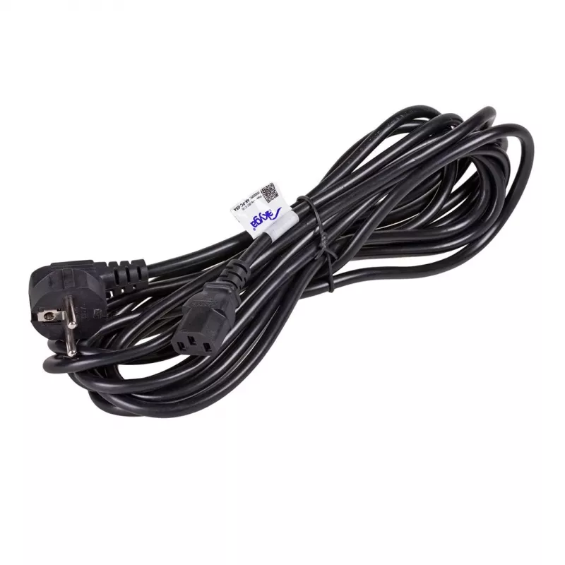 Akyga AK-PC-05A Netzkabel CEE 7/7 naar IEC C13, 5 m, zwart