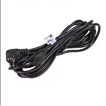 Akyga AK-PC-05A Netzkabel CEE 7/7 naar IEC C13, 5 m, zwart