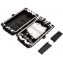 ALANTEC FOM-24K-P vlakke glasvezellasmof voor 24 lassen, compleet (volledig uitgerust: lascassettes, lasbescherming, montage-elementen, krimpkousen)