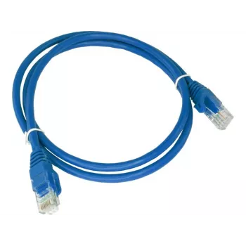 Alantec KKU5CZA1 Cat5e U/UTP patchkabel blauw 0,25 m