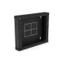 ALANTEC achterdeel (scharnier / kanteling) voor SW-18U-600-450-01-C kast, zwart 150mm