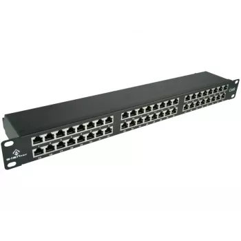 ALANTEC STP Cat.6 48 poorts IDC patchpaneel 2U 19 inch rackmount zwart (PK050)