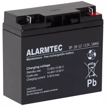 ALARMTEC BP 12V 18Ah AGM batterij