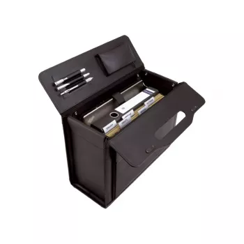 Jüscha Ancona aktetas 45042, zwart leer