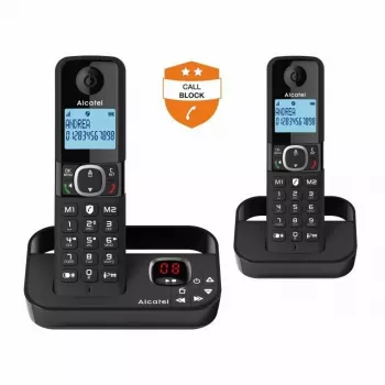 Alcatel 8517110010 DECT draadloze telefoon handset met 1,5-inch amberkleurige achtergrondverlichting