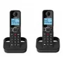 Alcatel F860 Duo DECT draadloze telefoon, zwart