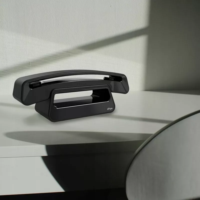 Alcatel ePure Iconic DECT draadloze telefoon (zwart)