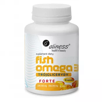 Aliness Fish Omega 3 FORTE triglyceriden 500/250mg 60 capsules