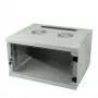 ALLNET 19 inch wandbehuizing netwerkkast 4U 1-delig 594x541mm lichtgrijs SMQ-serie