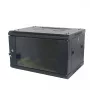 ALLNET SMA-Series 19 inch wandbehuizing 9U 1-delig 600mm diepte zwart Flat Pack