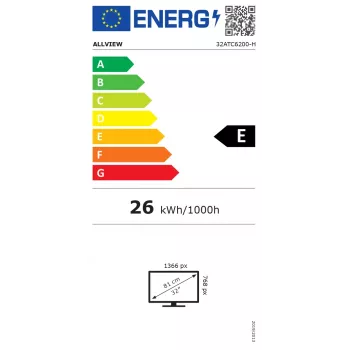 Allview 32ATC6200-H 32 inch HD Ready LED-tv (zwart)