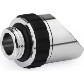 Alphacool Apex Grip 45° draaibare adapter G1/4 buitendraad naar binnendraad - chroom 14890