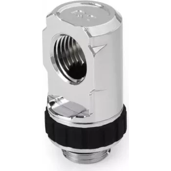 Alphacool Apex Grip 90° draaiadapter AG/IG G1/4 chroom (14888)