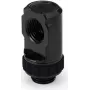 Alphacool Apex Grip 90° draaibare adapter G1/4 buitendraad naar binnendraad - diepzwart 14807
