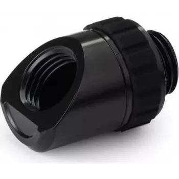 Alphacool Apex Grip adapter 45° AG/IG G1/4 draaibaar zwart (14808)