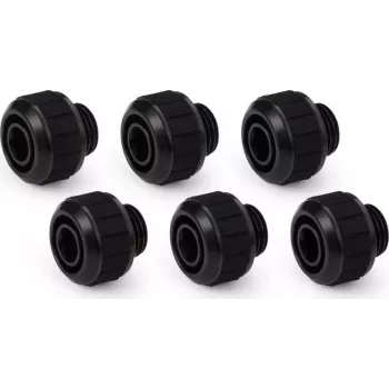 Alphacool Apex Grip compressieaansluiting 13/10mm G1/4 zwart 6-set (14920)