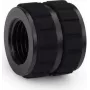 Alphacool Apex Grip verlengkoppeling G1/4 binnendraad naar binnendraad, 16mm, diepzwart 14810