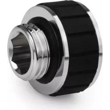 Alphacool Apex Grip verlengkoppeling 10mm buitendraad naar binnendraad G1/4 inch chroom (14896)