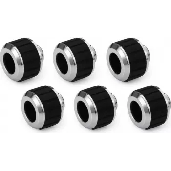 Alphacool Apex Grip HardTube compressieaansluiting 13mm G1/4 chroom - 6-pack 14927