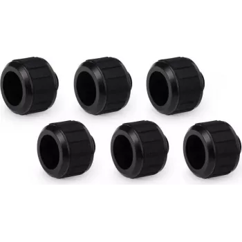 Alphacool Apex Grip HardTube compressiefitting 16mm OD G1/4 schroefdraad zwart 6-pack (14929)