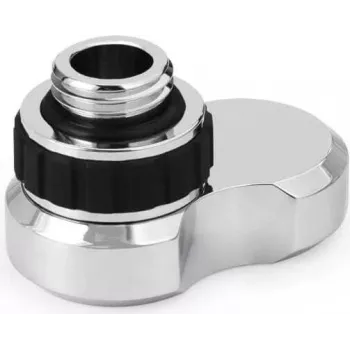 Alphacool Apex Grip Offset-adapter 16mm buitendraad/binnendraad G1/4 draaibaar verchroomd 14892
