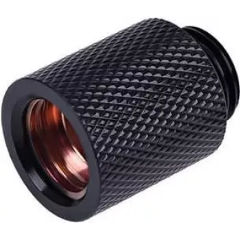 Alphacool HF Verlengfitting G1/4 naar G1/4, 20 mm, Deep Black (17221)