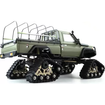 Amewi AMXRock RCX10PTS scale crawler pick-up matgroen 1:10 RTR borstelmotor RC-modelauto elektrische crawler 2,4 GHz (22463)