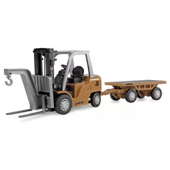 Amewi mini heftruck met aanhanger, 8-kanaals 1:64 RTR 6+