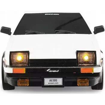 Amewi RC auto AE86 Sprinter racewagen 1:18 RTR wit
