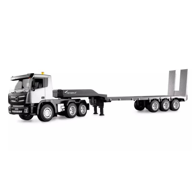 AMEWI RC bouwplaats-tractor met dieplader 1:24 RTR