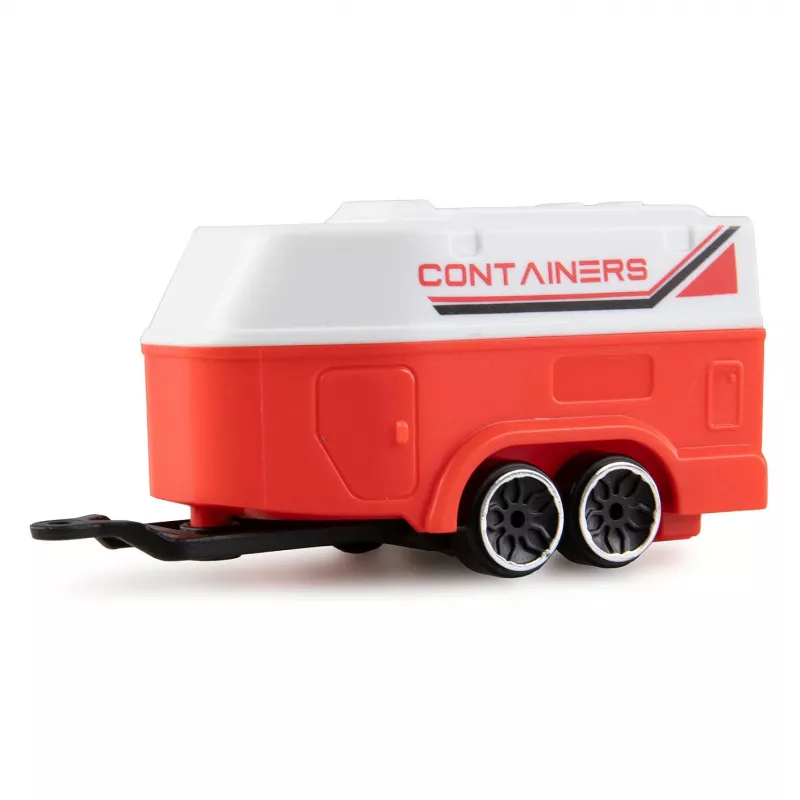 AMEWI RC Pickup Die Cast met paardentrailer 1:64 RTR rood (22681)