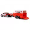 AMEWI RC Pickup Die Cast met paardentrailer 1:64 RTR rood (22681)
