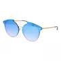ANA HICKMANN HI3060-6804G dames oversized vierkante zonnebril goudkleurig montuur bruine verloopglazen 68/13/145 mm