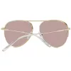 ANA HICKMANN HI3083-5804A dames zonnebril, vierkant, Havana acetaat, bruine verloopglazen, 58 mm